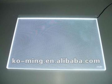 signs illuminated light guide panel