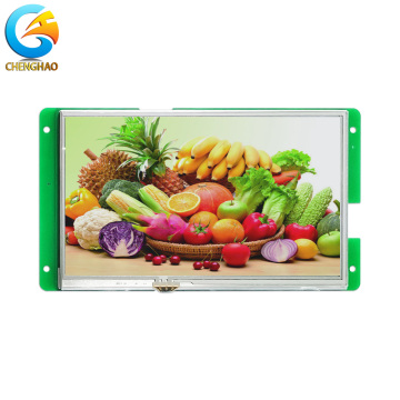 China Factory 7 inci IPS TFT LCD sentuh skrin dengan RTP (800*480 Resolusi)