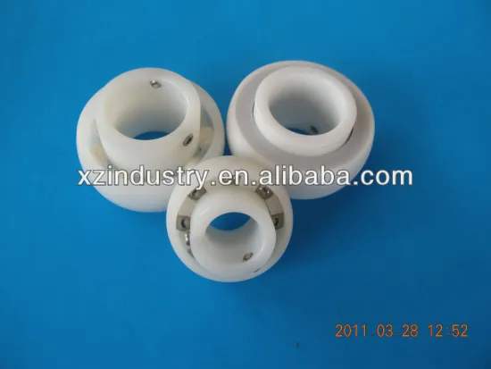 Peek cage plastic U groove plastic ball bearings