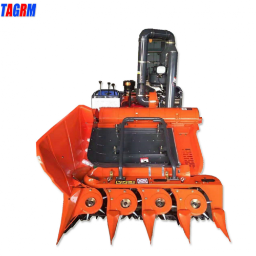 Half feeding rice wheat harvester machine