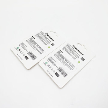 Storage card paper card packaging