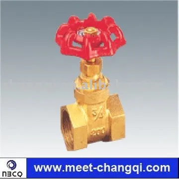 brass gate valve