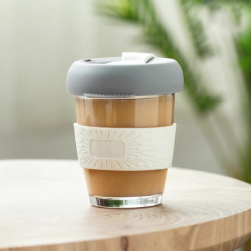 Tazza di caffè isolata di borosilicato personalizzato e tazze da viaggio