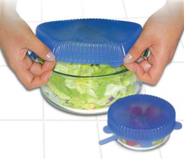 FDA Approved Stretch Silicone Lid to Keep Food Fresh