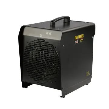 Professional BGE 9kW Portable Stainless Steel Heating Element: Rapid Industrial Electric Fan Heater for Sale