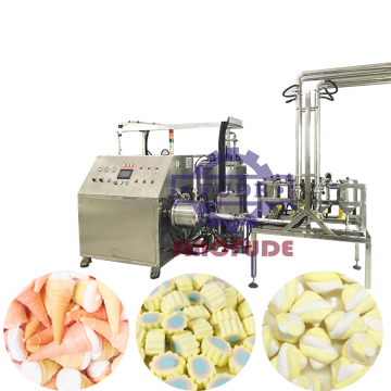 Automatisierte Marshmallow- und Baumwoll -Süßigkeiten -Produktionslinie: Sinofude Machine Solutions