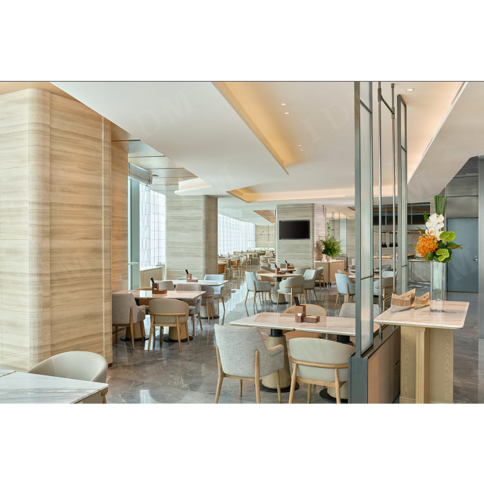 Soluciones de asientos de restaurante de hotel de lujo