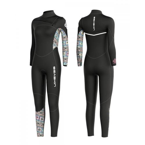 Seaskin 4/3mm Womens Stretch Great Elastic Full Wetsuit