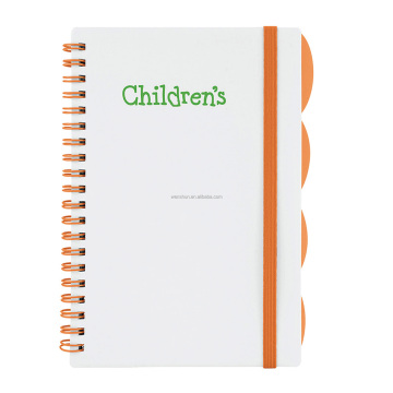  Cheap Bulk Custom Printing Plastic Cover Spiral Coil Binding Notebook With Snap Closure