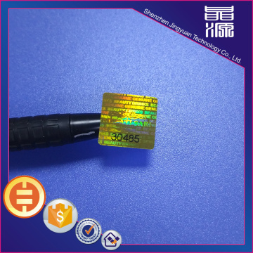 3D Effect Anti-Fake Hologram Seal Sticker