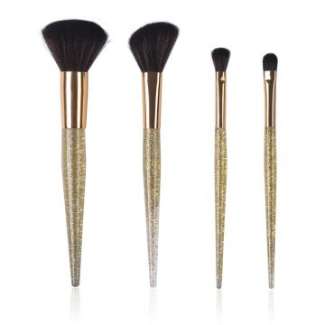 Wooden Handle Makeup Brushes Set Powder Blush