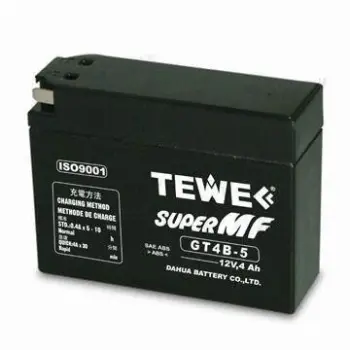 Maintenance-free Motorcycle Battery with 12V Nominal Voltage and 2.5Ah Rated Capacity
