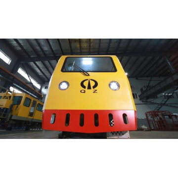 Railway track grinding car