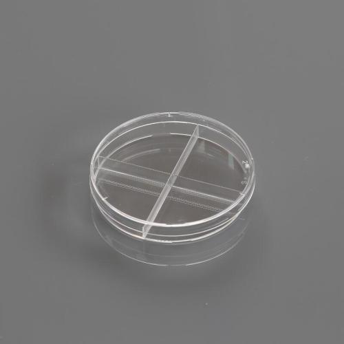 90mm Petri Dishes 4 διαμερίσματα
