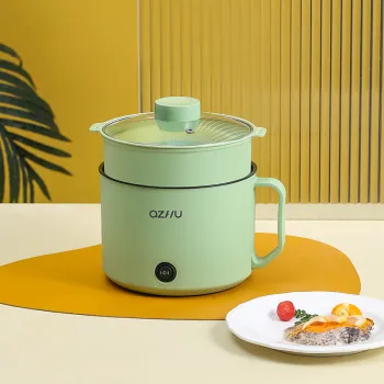 Mini Travel Hot Pot Electric Cooker for Dorm, RV, Camping