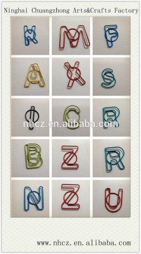 Letter Shaped Paper Clips