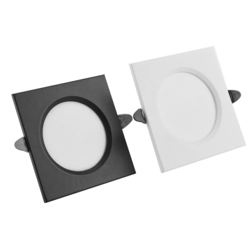 LED Spot Light Ceiling Lamp - 3W to 15W Plastic Square Recessed Downlight
