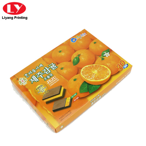 Full Color Printing Cookie Packaging Box