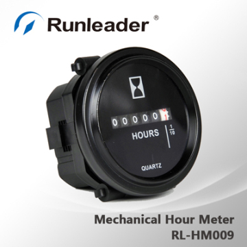 Black Round Hour Meter DC 12V 8-80V Timer Tk0285 for Truck Tractor