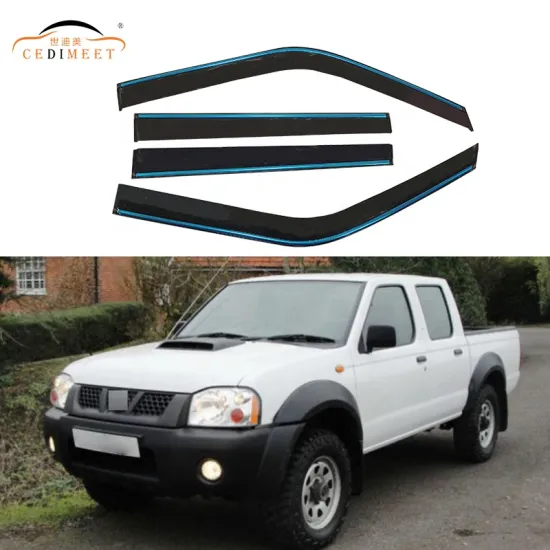 Auto Side Window Visor Rain Guard for NP300 2009 - PS Material Accessory