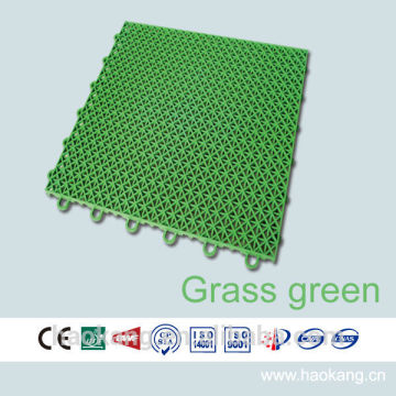Multi-function outdoor sport court tile