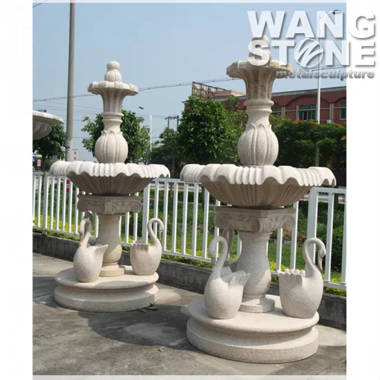 Garden Water Fountain Swan Stone Fountain