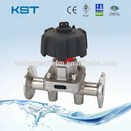 G81F-10P/R Clamped Manual Diaphragm Valve From KST