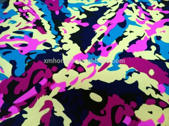 high quality supplex lycra print fabric for dress