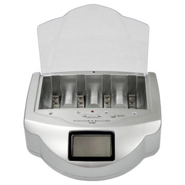 Nickel Metal Hydride / Nickel Cadmium Universal Battery Recharger With Led Display