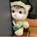 Soft cute hat cat plush toy