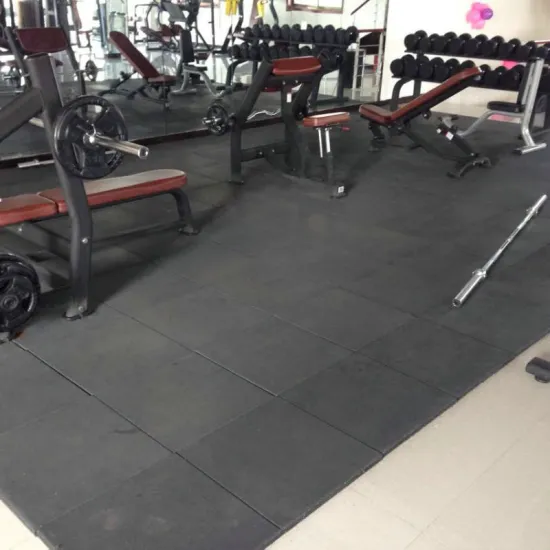 Sound absorption EPDM rubber floor mat for gym