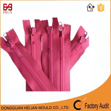Factory eco-friendly plastic zipper for man jacket