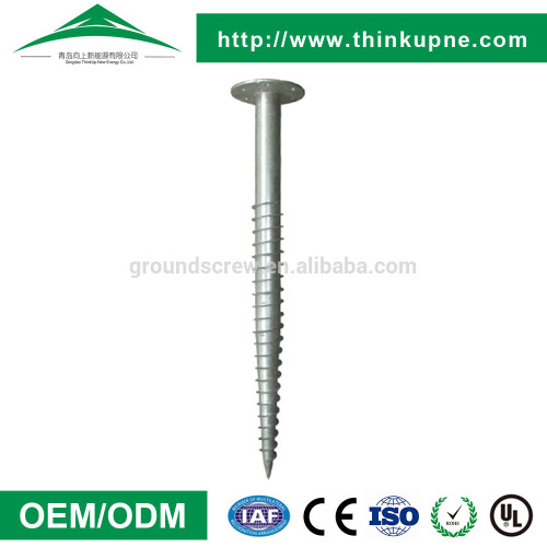 Professional production brilliant quality hot dipped galvanized steel helical piles