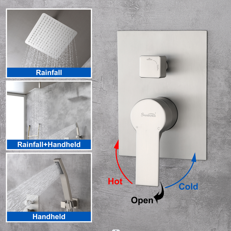 Ceiling shower system 7