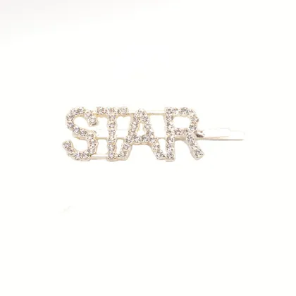 Diamond Hairgrips for Little Girls and Women - Fashion Letter Rhinestone Barrettes & Clips