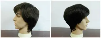 100% Human Hair Men's Toupees