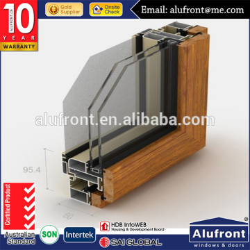 Top Quality KND60 Series Aluminum Cladding Wood Profile for Swing-in Door&Window with Screen