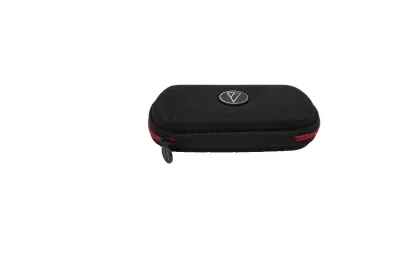 Creative rubber rectangle durable nylon earphone carrying case