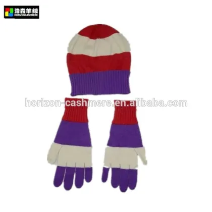 Colorful Wool Gloves, Men Cashmere Gloves