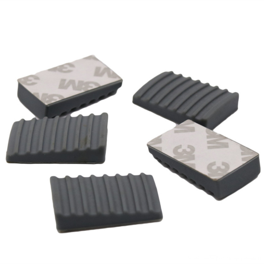 Silicone rubber wear-resistant foot pad
