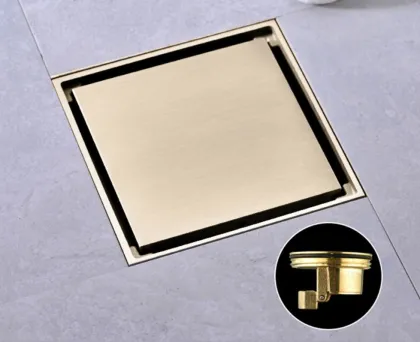 Shower Floor Sink Hardware