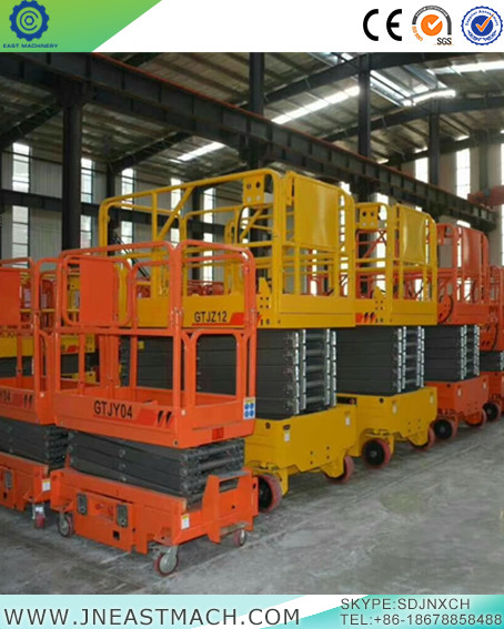 14m Full-automatic Scissor Lift para alquiler mecánico