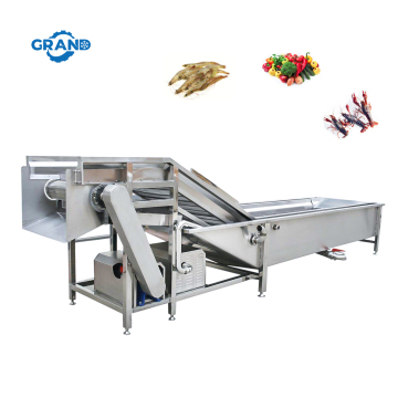 Shrimp and Fish Air Bubble Washing Machine with Filtering System