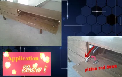 Gas Struts for Cabinet Down Door Extension Dampers