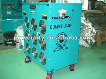 AC air-cooled dummy load resistor bank with digital readout