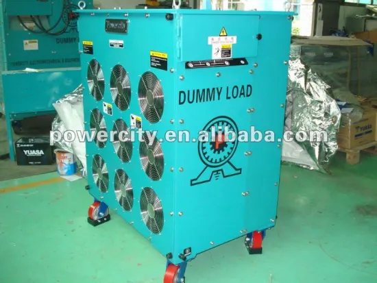 AC air-cooled dummy load resistor bank with digital readout