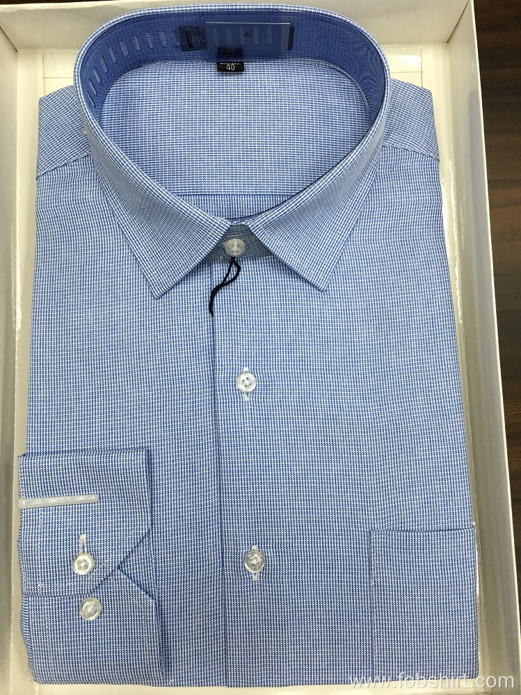 Custom Yarn Dyed Business Shirt in Spring