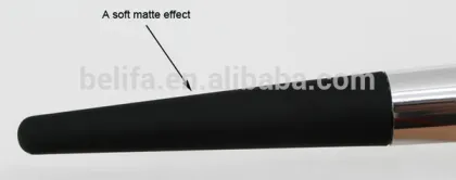 Belifa taper shape plastic handle highlight makeup brush