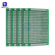 diymore 5PCS/Lot 4 x 6cm Double Sided PCB Universal Prototyping Printed Circuit Board FR4 PCB 40*60mm