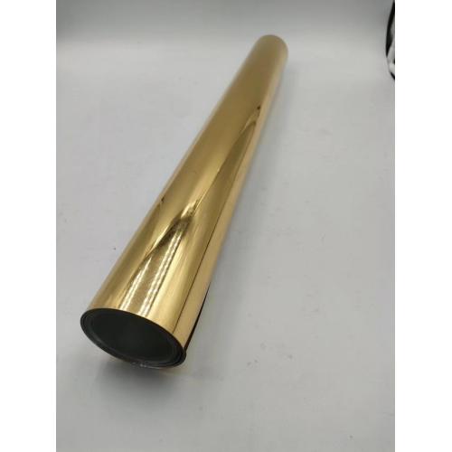 Metallized Golden PET film for Vacuum Forming